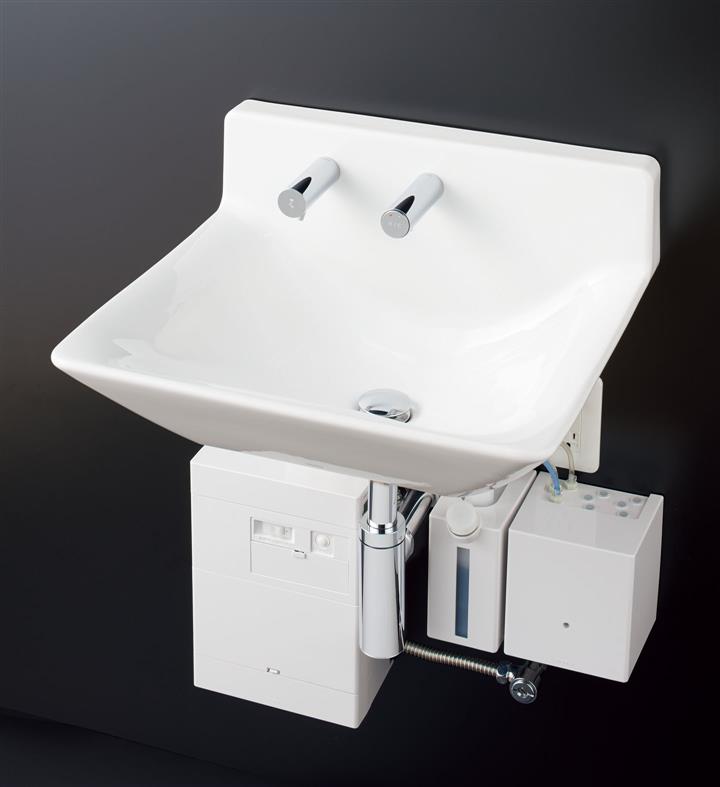 LSK870ASR TOTO コンパクト手洗器 オートストップ水栓 Ｓトラップ - トイレ
